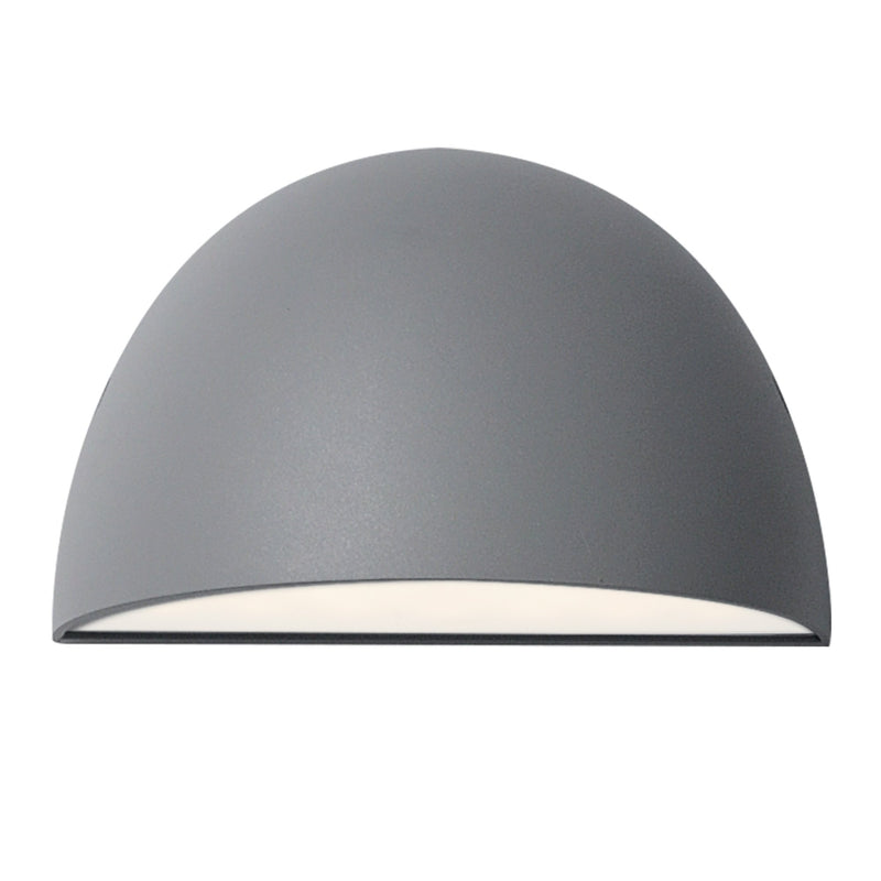 Pathfinder Round 5CCT LED Outdoor Wall Sconce in Silver