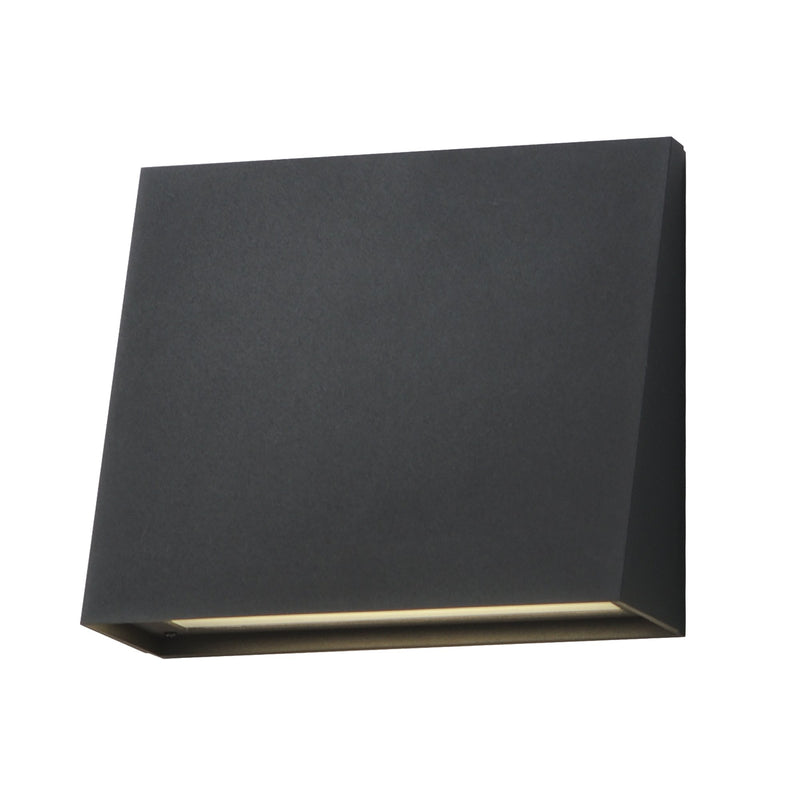Pathfinder Large 5CCT LED Outdoor Wall Sconce in Black