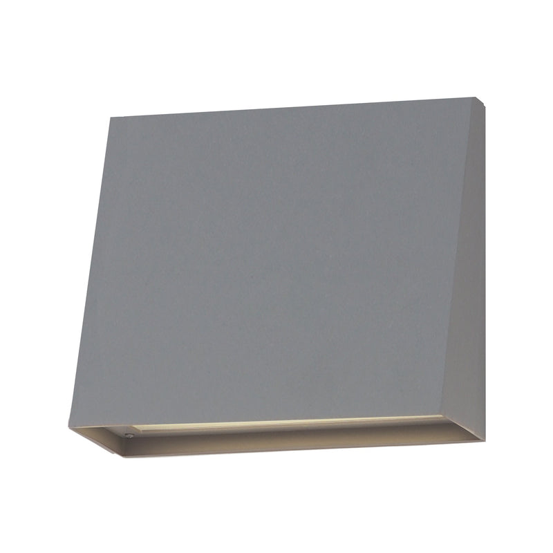 Pathfinder Large 5CCT LED Outdoor Wall Sconce in Silver