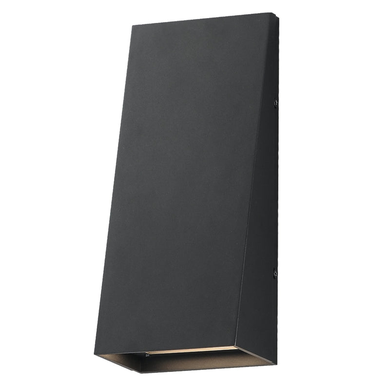 Pathfinder Tall 5CCT LED Outdoor Wall Sconce in Black