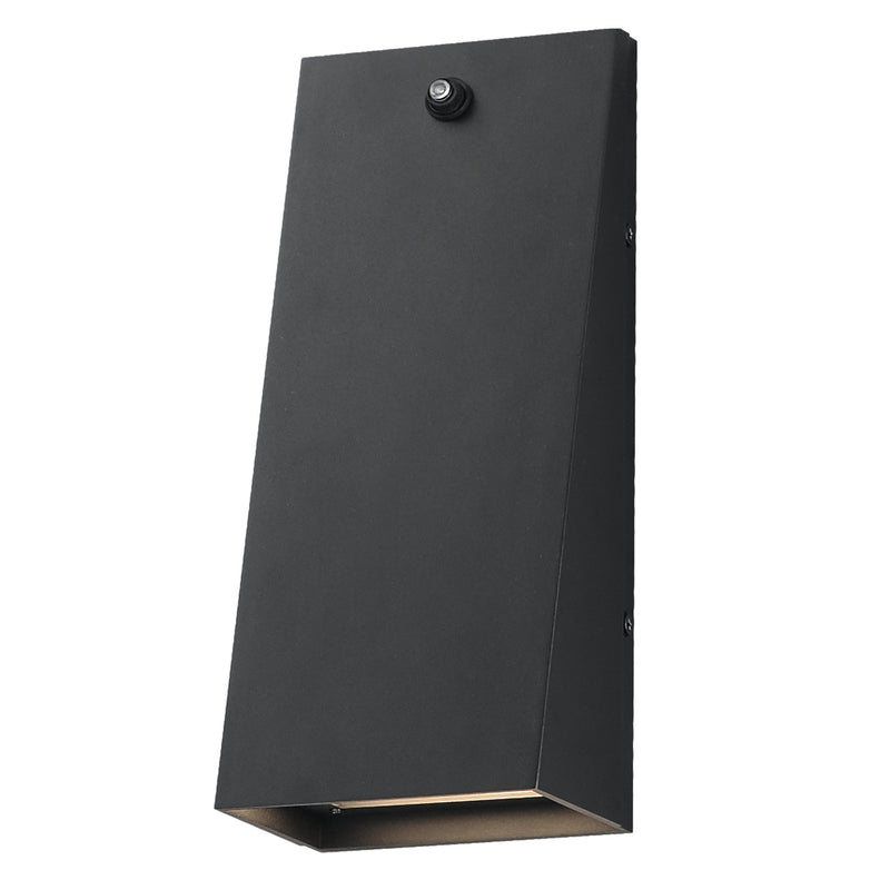 Pathfinder Tall 5CCT LED Outdoor Wall Sconce in Black
