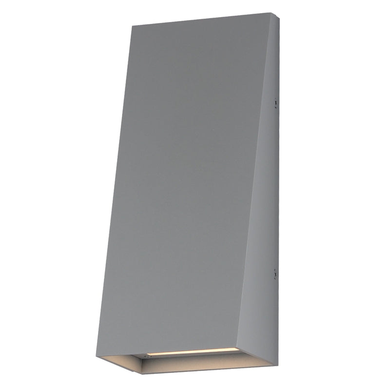 Pathfinder Tall 5CCT LED Outdoor Wall Sconce in Silver