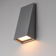 Pathfinder Tall 5CCT LED Outdoor Wall Sconce in Silver
