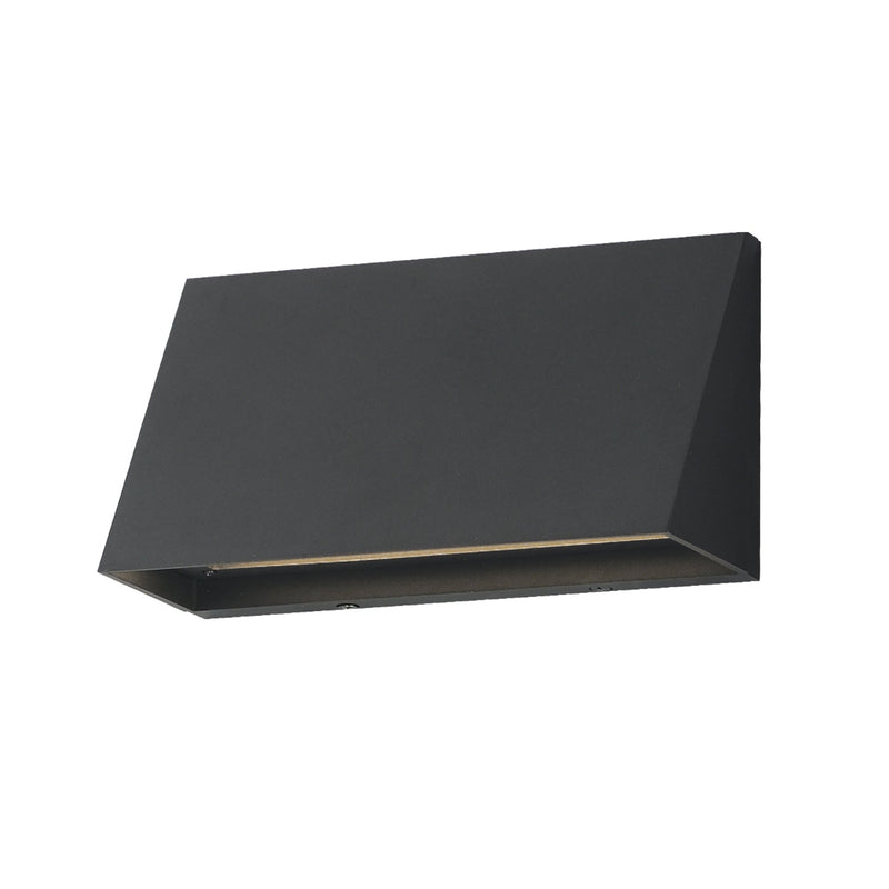Pathfinder Wide 5CCT LED Outdoor Wall Sconce in Black