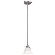 Essex 1 Light Mini Pendant in Brushed Nickel