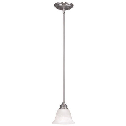 Essex 1 Light Mini Pendant in Brushed Nickel