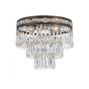 Mercer 3 Light 12" Flush Mount in English Bronze