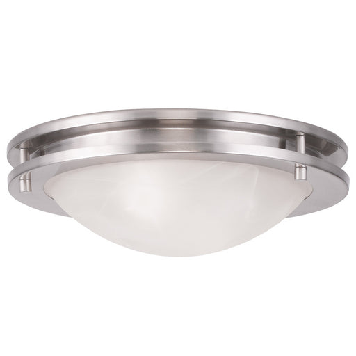 Ariel 2 Light Ceiling Mount in Brushed Nickel