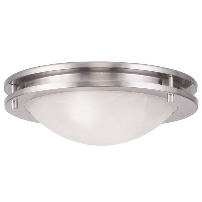 Ariel 2 Light Ceiling Mount in Brushed Nickel