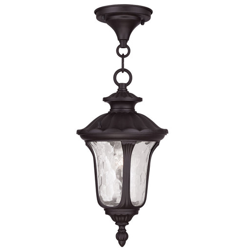 Oxford 1 Light Chain Lantern in Bronze