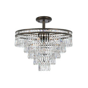 Mercer 7 Light 20" Semi Flush Mount in English Bronze