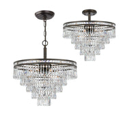 Mercer 7 Light 20" Semi Flush Mount in English Bronze