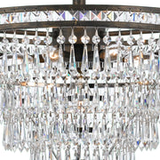 Mercer 7 Light 20" Semi Flush Mount in English Bronze