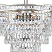 Mercer 7 Light 20" Chandelier in Olde Silver