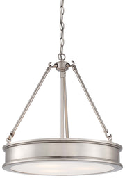 Harbour Point 3-Light Pendant in Brushed Nickel