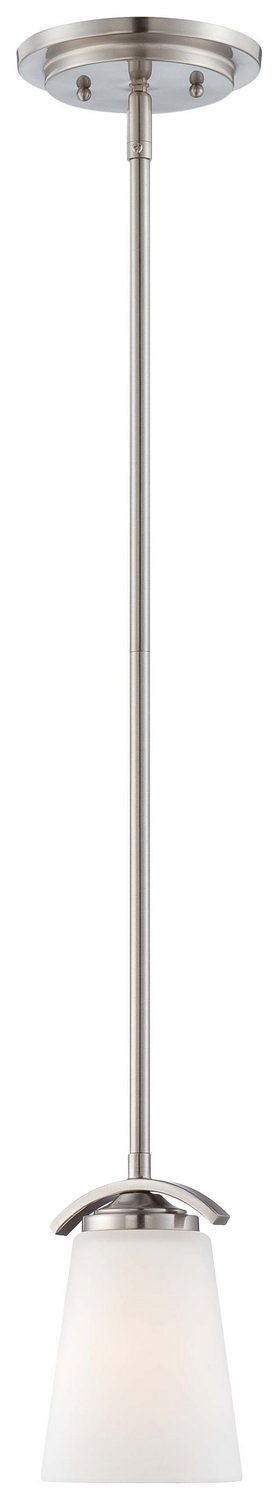 Overland Park Mini Pendant in Brushed Nickel