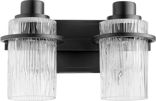 Lazo 2 Light Vanity in Textured Black