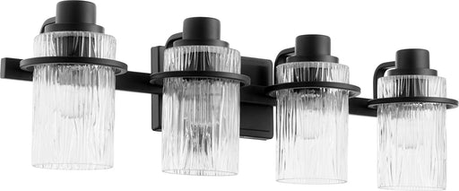 Lazo 4 Light Vanity in Textured Black