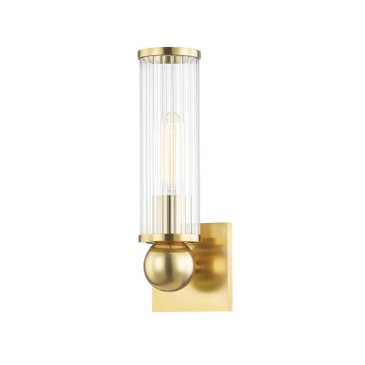 Malone Wall Sconce in Aged Brass