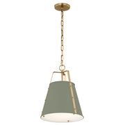 Etcher Pendant in Heritage Green