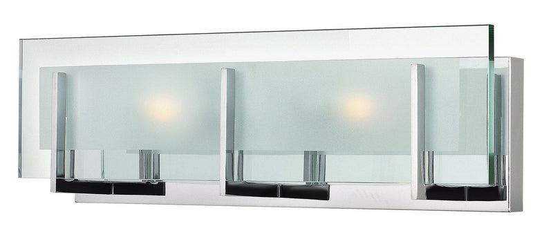 Latitude 2-Light Bath Vanity Light in Chrome