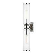Malone 2-Light Wall Sconce in Polished Nickel