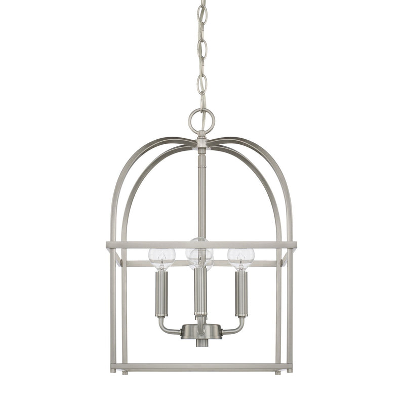 Aubrey 4-Light Chandelier in Brushed Nickel