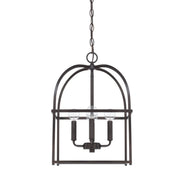 Aubrey 4-Light Chandelier in Matte Black