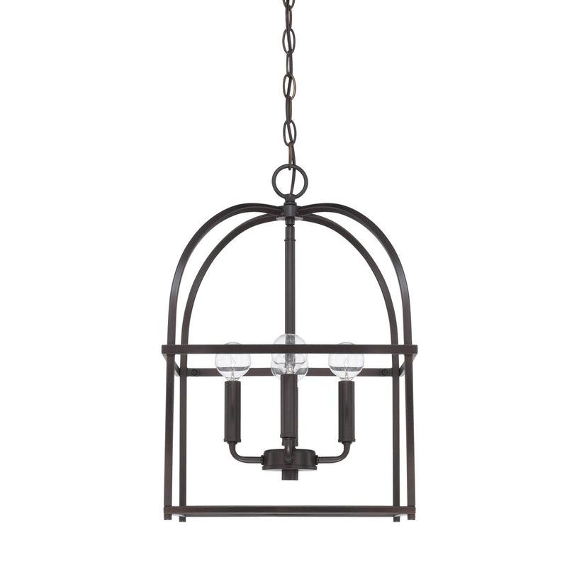 Aubrey 4-Light Chandelier in Matte Black