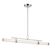 Riven 60" Linear Pendant in Polished Nickel