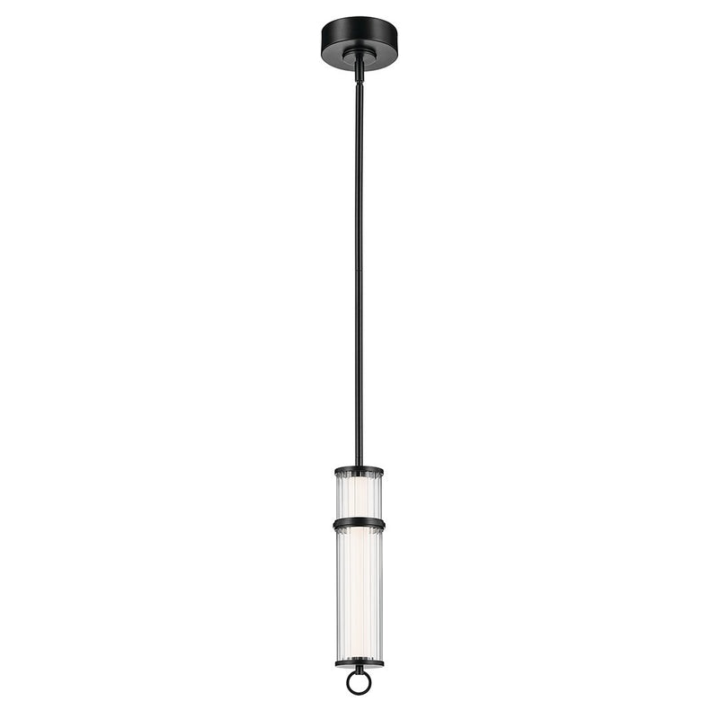 Riven Mini Pendant in Black