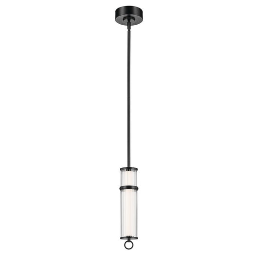 Riven Mini Pendant in Black