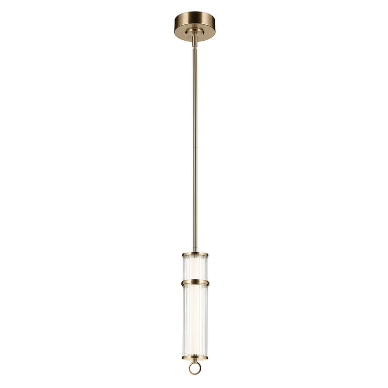 Riven Mini Pendant in Champagne Bronze