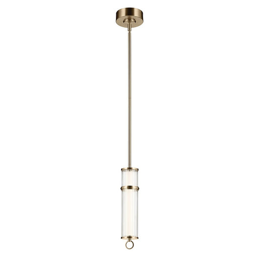 Riven Mini Pendant in Champagne Bronze