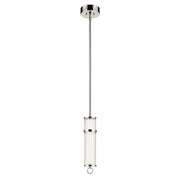 Riven Mini Pendant in Polished Nickel