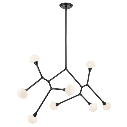 Cassius 8-Light 61.25" Chandelier in Black