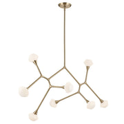 Cassius 8-Light 61.25" Chandelier in Champagne Bronze