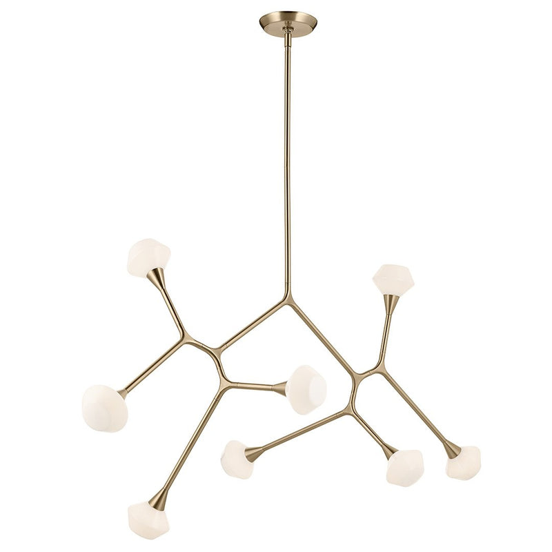 Cassius 8-Light 61.25" Chandelier in Champagne Bronze