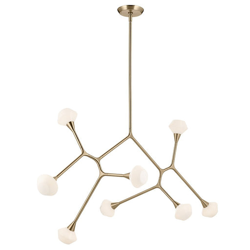 Cassius 8-Light 61.25" Chandelier in Champagne Bronze