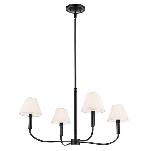 Eadie 4-Light Chandelier in Black