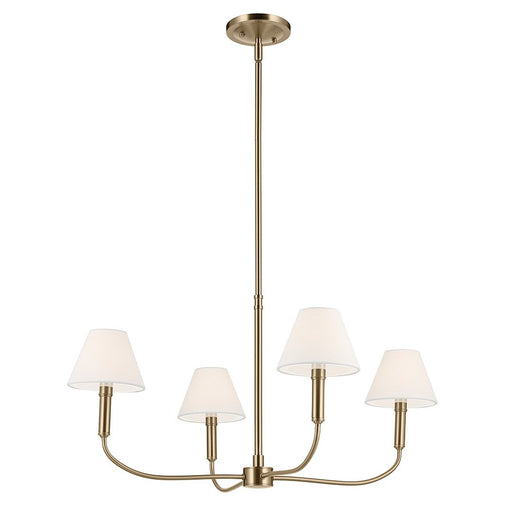 Eadie 4-Light Chandelier in Champagne Bronze