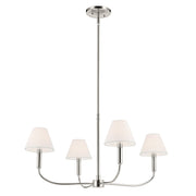 Eadie 4-Light Chandelier in Polished Nickel