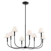 Eadie 8-Light Chandelier in Black