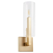 Harbin 1 Light Wall Mount in Aged Brass