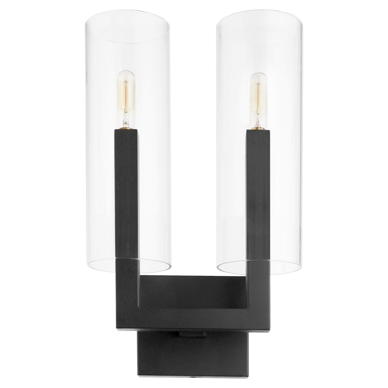 Harbin 2 Light Wall Mount in Textured Black