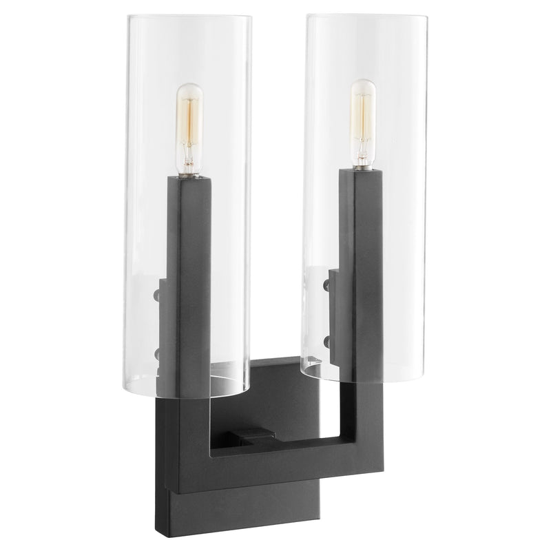 Harbin 2 Light Wall Mount in Textured Black