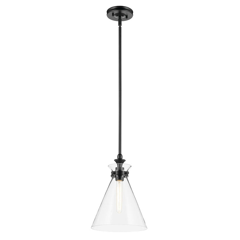 Laria Small Cone Pendant in Black
