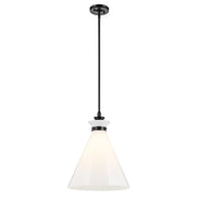 Laria Large Cone Pendant in Black