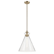 Laria Large Cone Pendant in Champagne Bronze