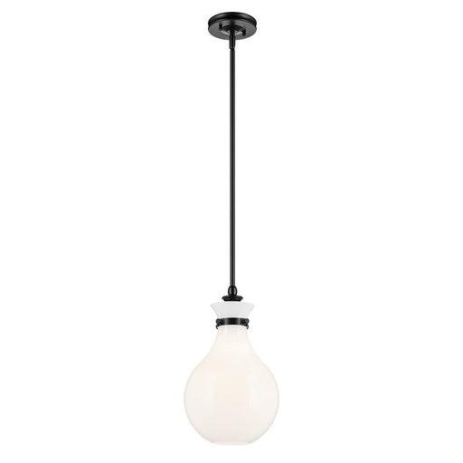 Laria Teardrop Mini Pendant in Black
